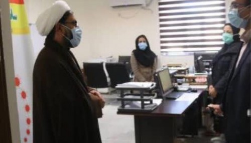 بازدید امام جمعه زهک از ستاد شبکه بهداشت و درمان این شهرستان