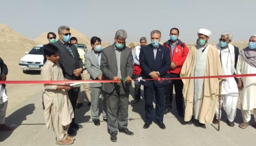 افتتاح پروژه آسفالت روستای قلعه رستم شهرستان زهک
